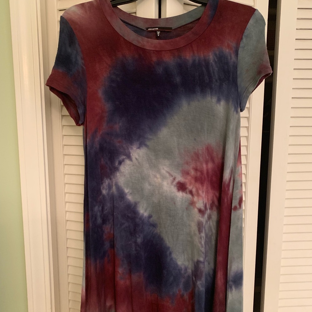 Tie Dye T-shirt Dress
